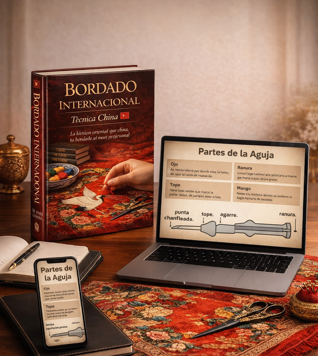 Bordado T China-Formacion completa : Guía para emprender + 50.000 diseños + 5 Bonus de🎁 Regalo