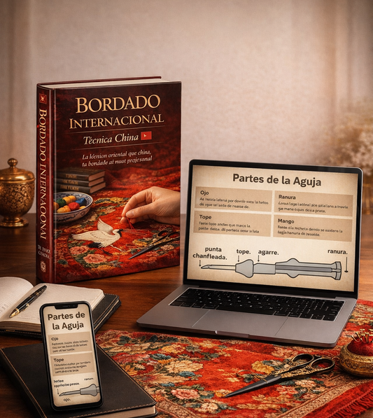 Bordado T China-Formacion completa : Guía para emprender + 50.000 diseños + 5 Bonus de🎁 Regalo